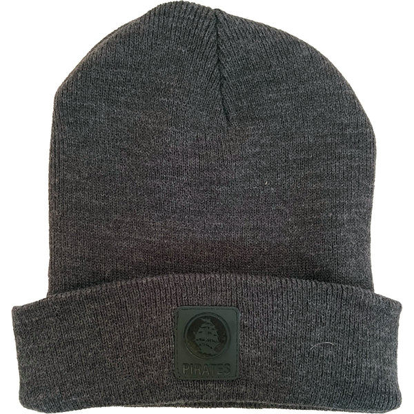 Pirates Press - PP Ship Patch - Cuffed Beanie - Dark Grey