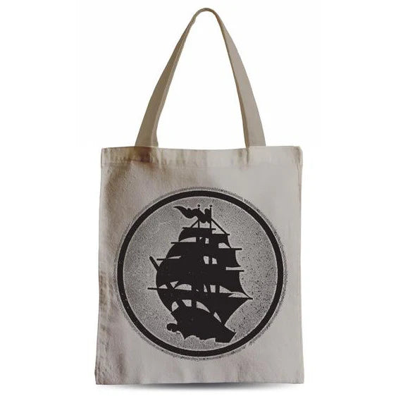 Pirates Press - Circle Logo - Tote Bag - Natural