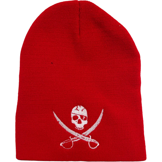 Pirates Press - Flag Logo - Beanie - Red