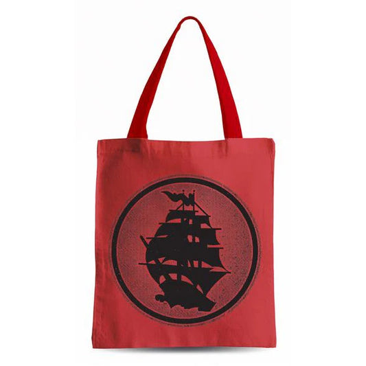 Pirates Press - Circle Logo - Tote Bag - Red