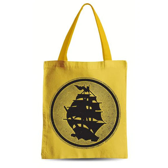 Pirates Press - Circle Logo - Tote Bag - Gold