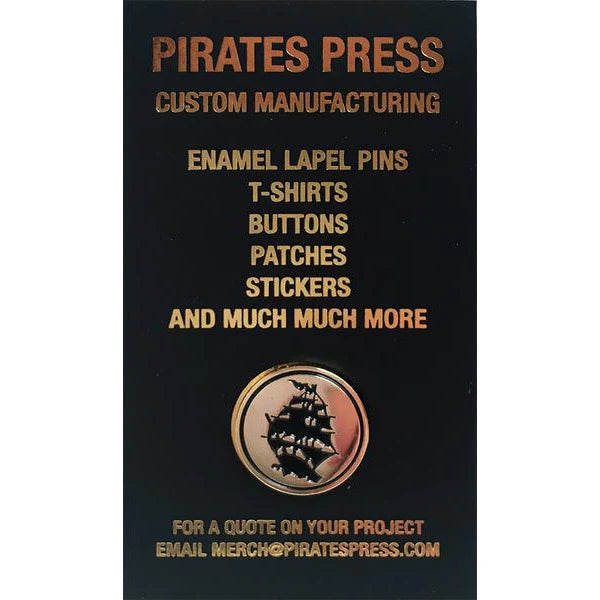 Pirates Press - Gold - Enamel Pin