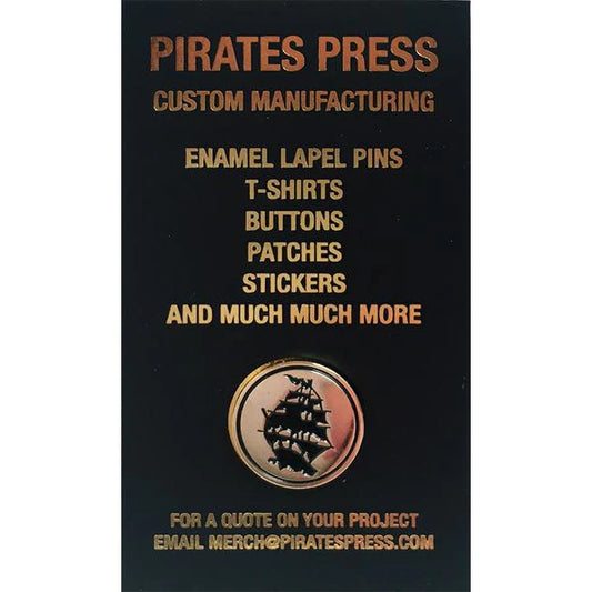 Pirates Press - Gold - Enamel Pin
